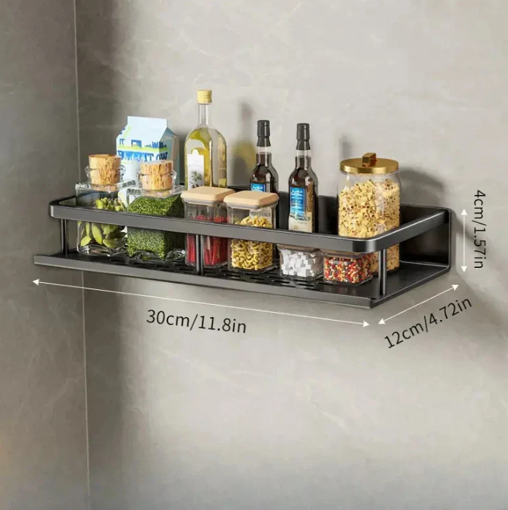 Estante de cocina moderno gris