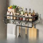 Estante de cocina moderno gris