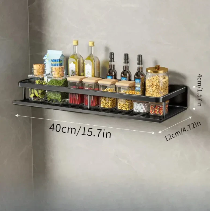 Estante de cocina moderno gris