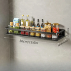 Estante de cocina moderno gris