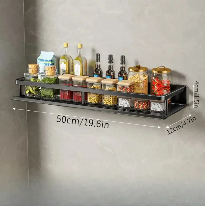 Estante de cocina moderno gris