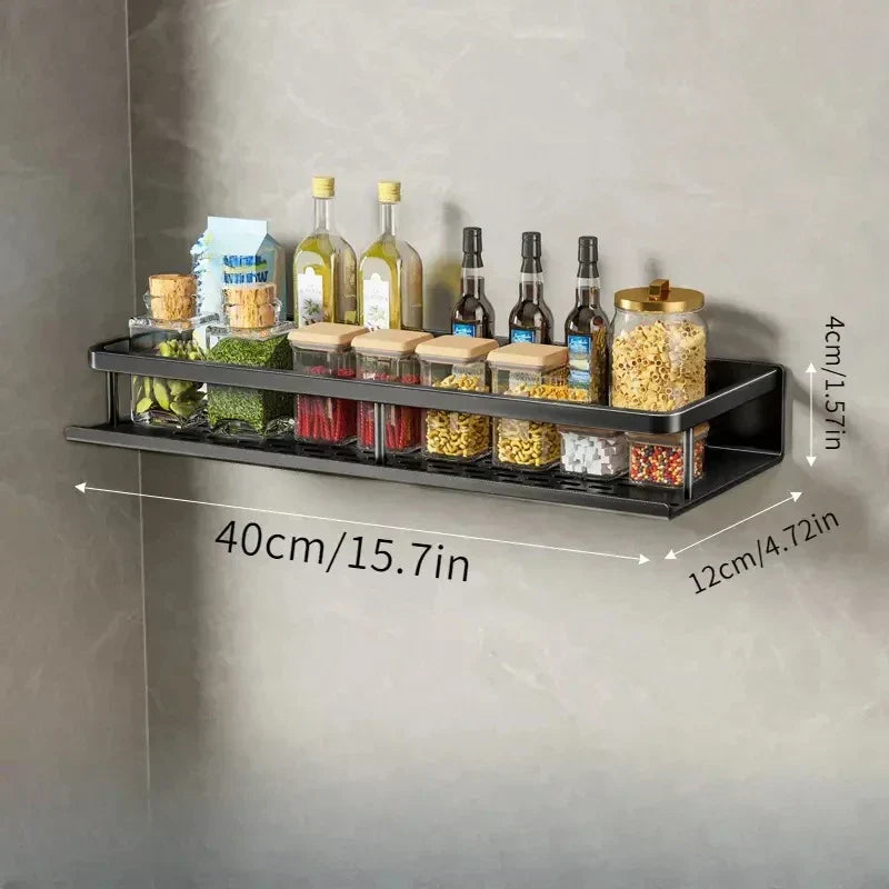 Estante de cocina moderno negro MetroRack