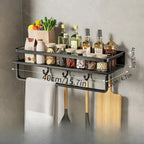 Estante de cocina moderno negro MetroRack