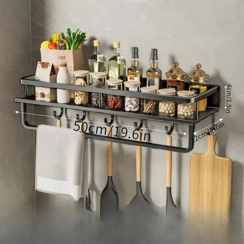 Estante de cocina moderno negro MetroRack