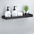 Estante de pared metálico para baño con diseño moderno