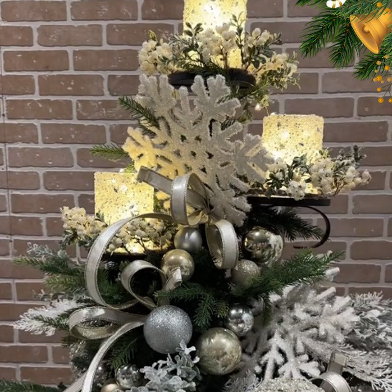 Estantería decorativa para árbol de Navidad