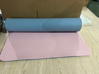 Esterilla de yoga fitness antideslizante con doble amortiguación