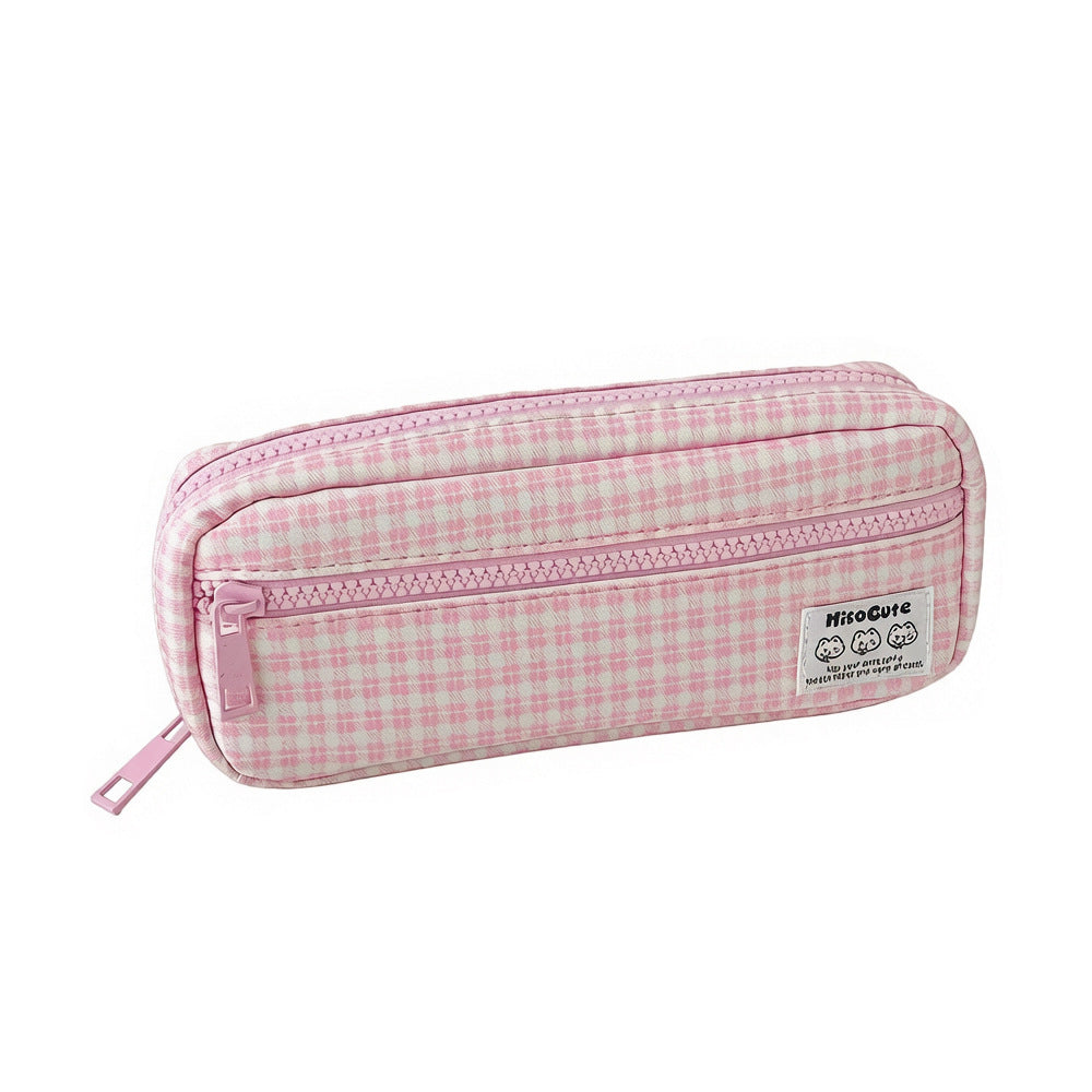 Estuche de cuadros vichy elegante