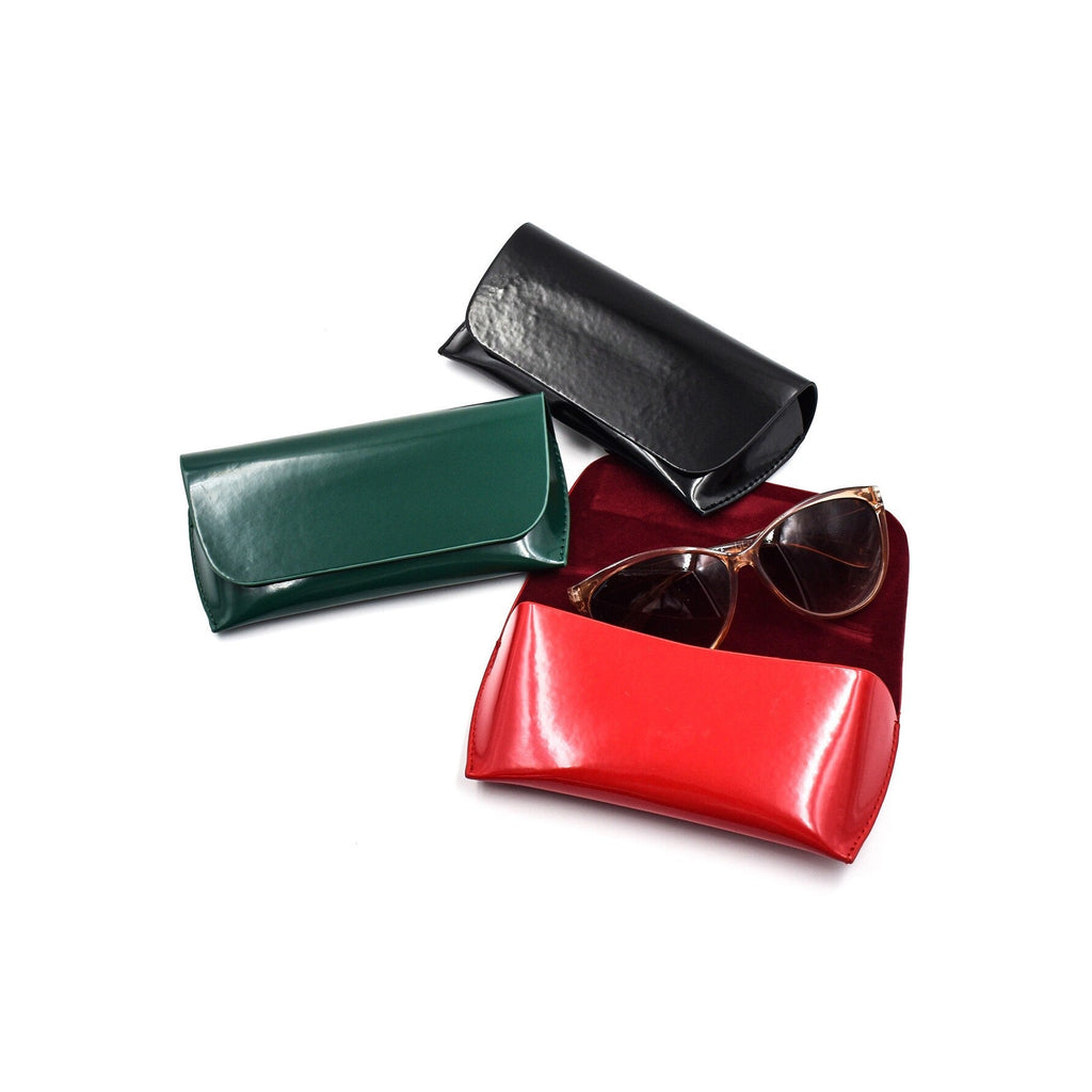 Estuche para gafas de charol elegante