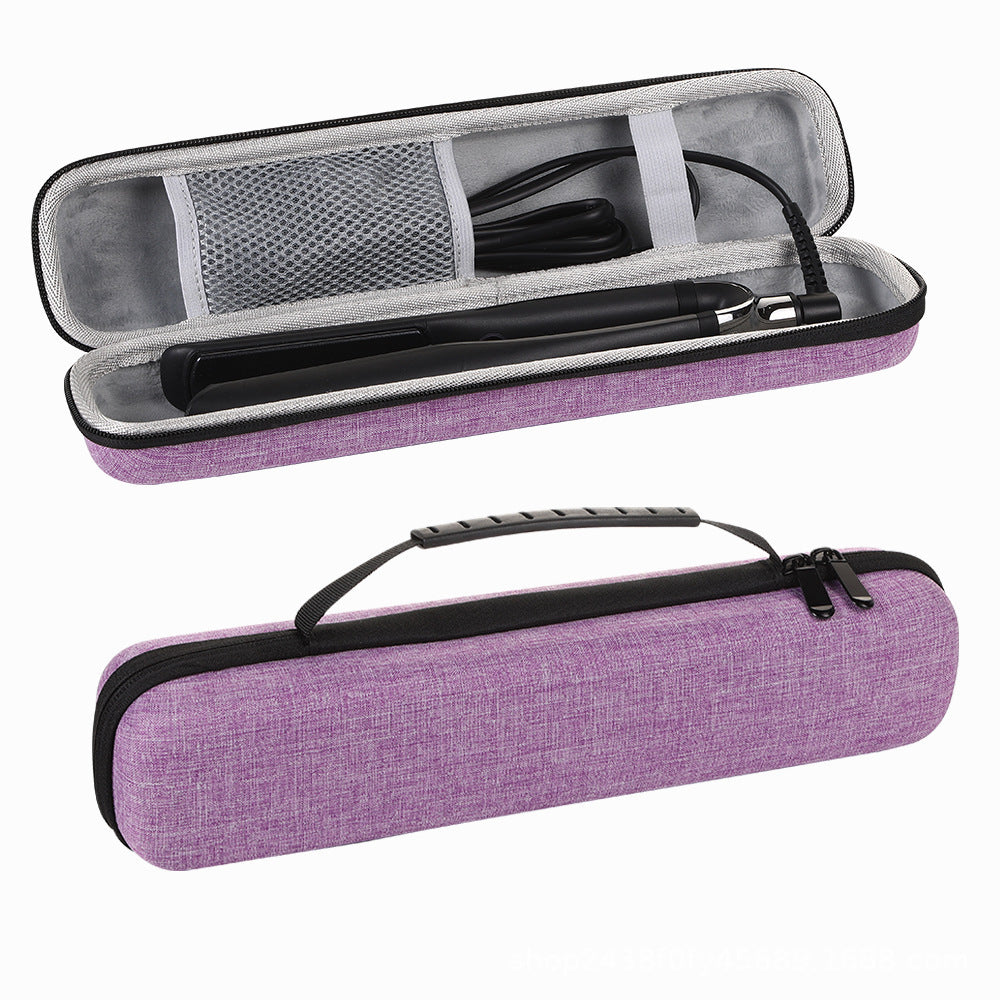 Estuche para plancha de pelo con almacenamiento adicional