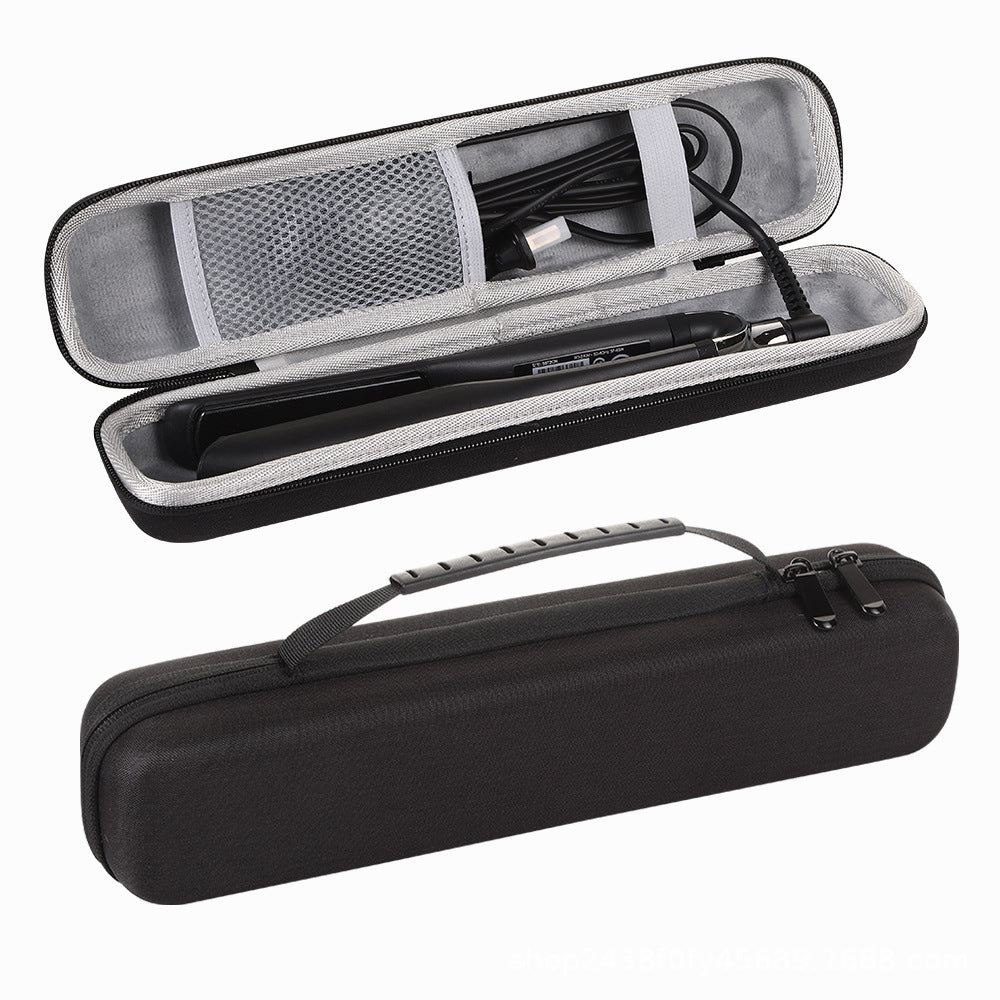 Estuche para plancha de pelo con almacenamiento adicional