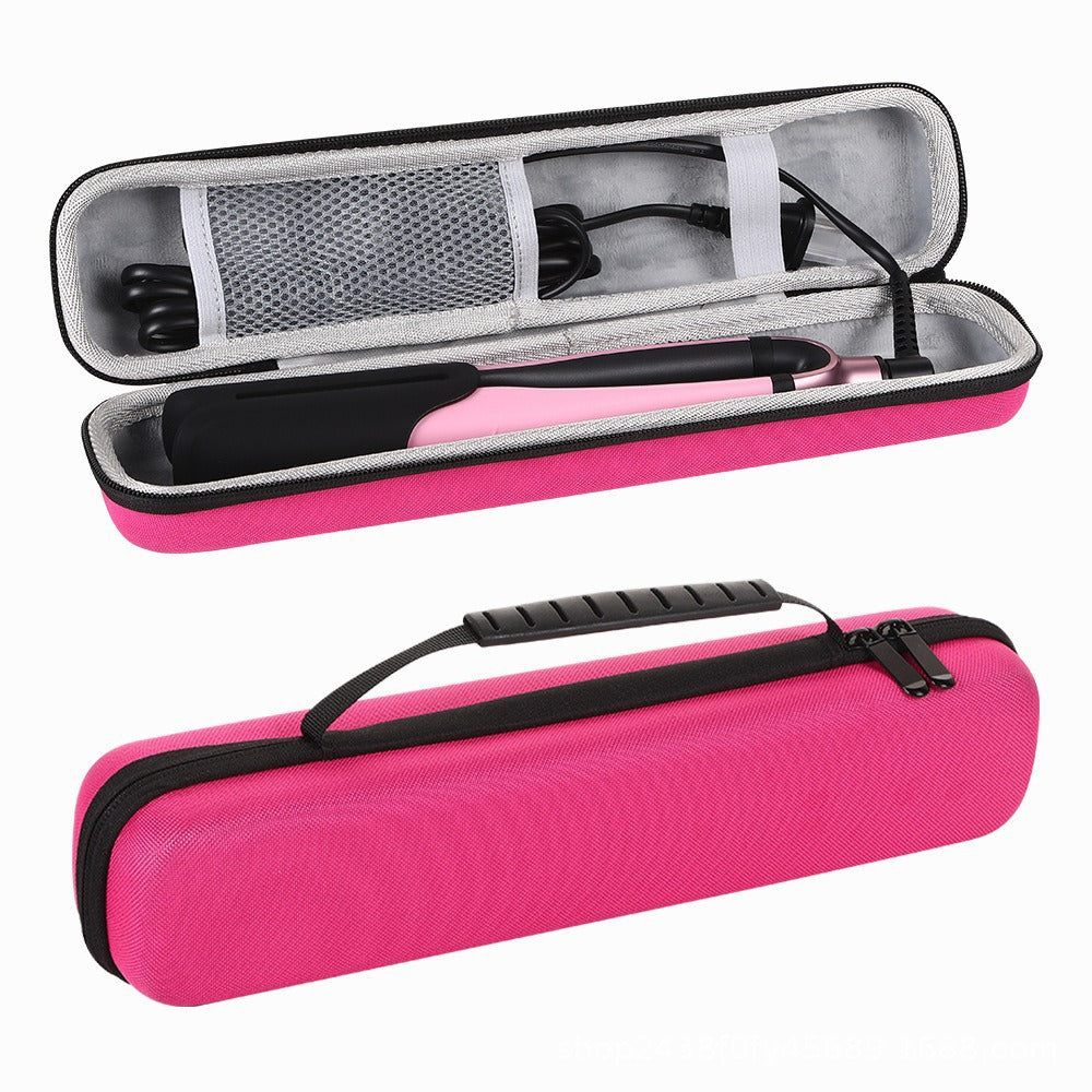 Estuche para plancha de pelo con almacenamiento adicional