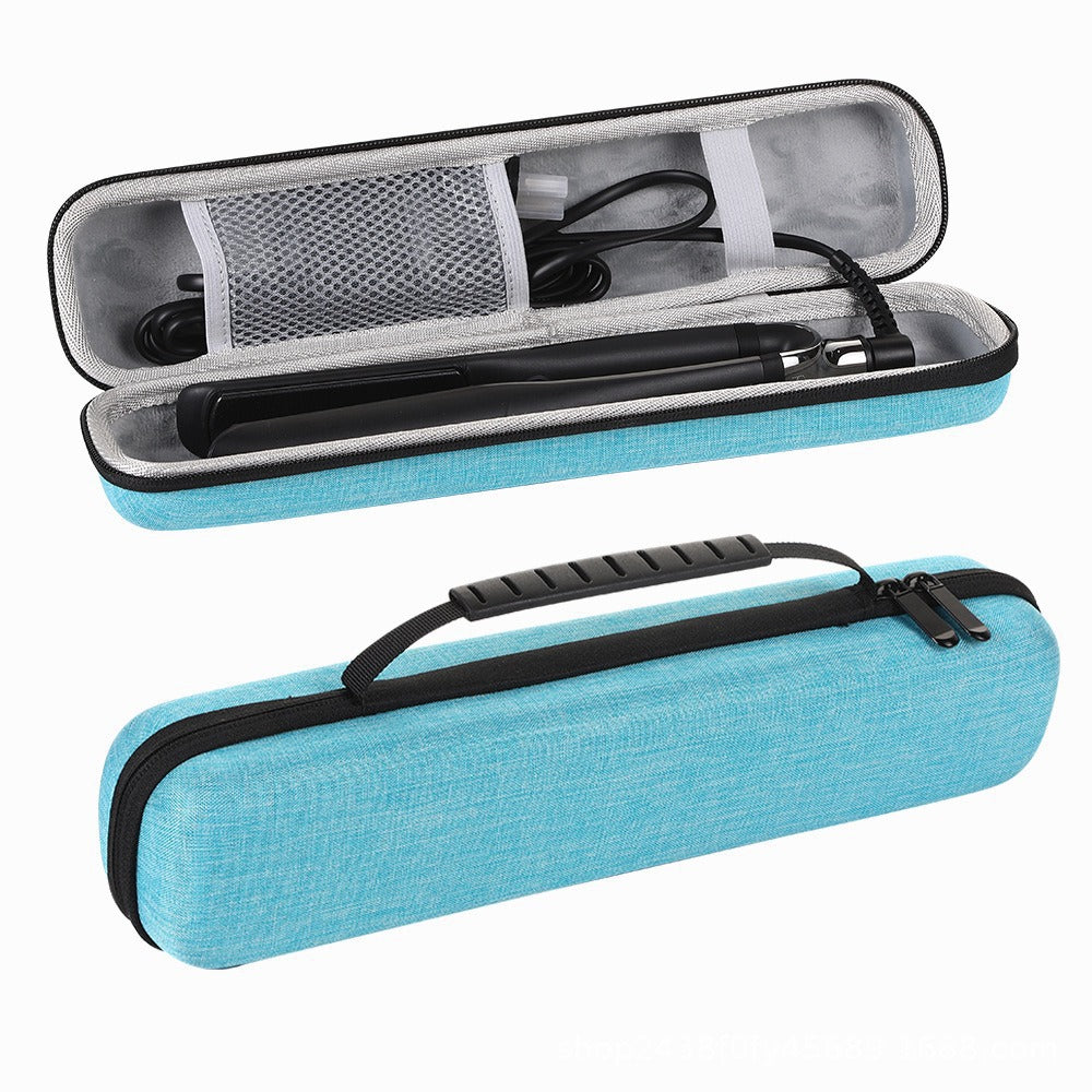 Estuche para plancha de pelo con almacenamiento adicional