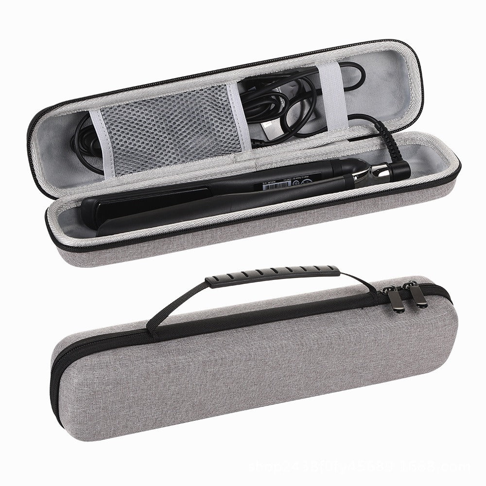 Estuche para plancha de pelo con almacenamiento adicional