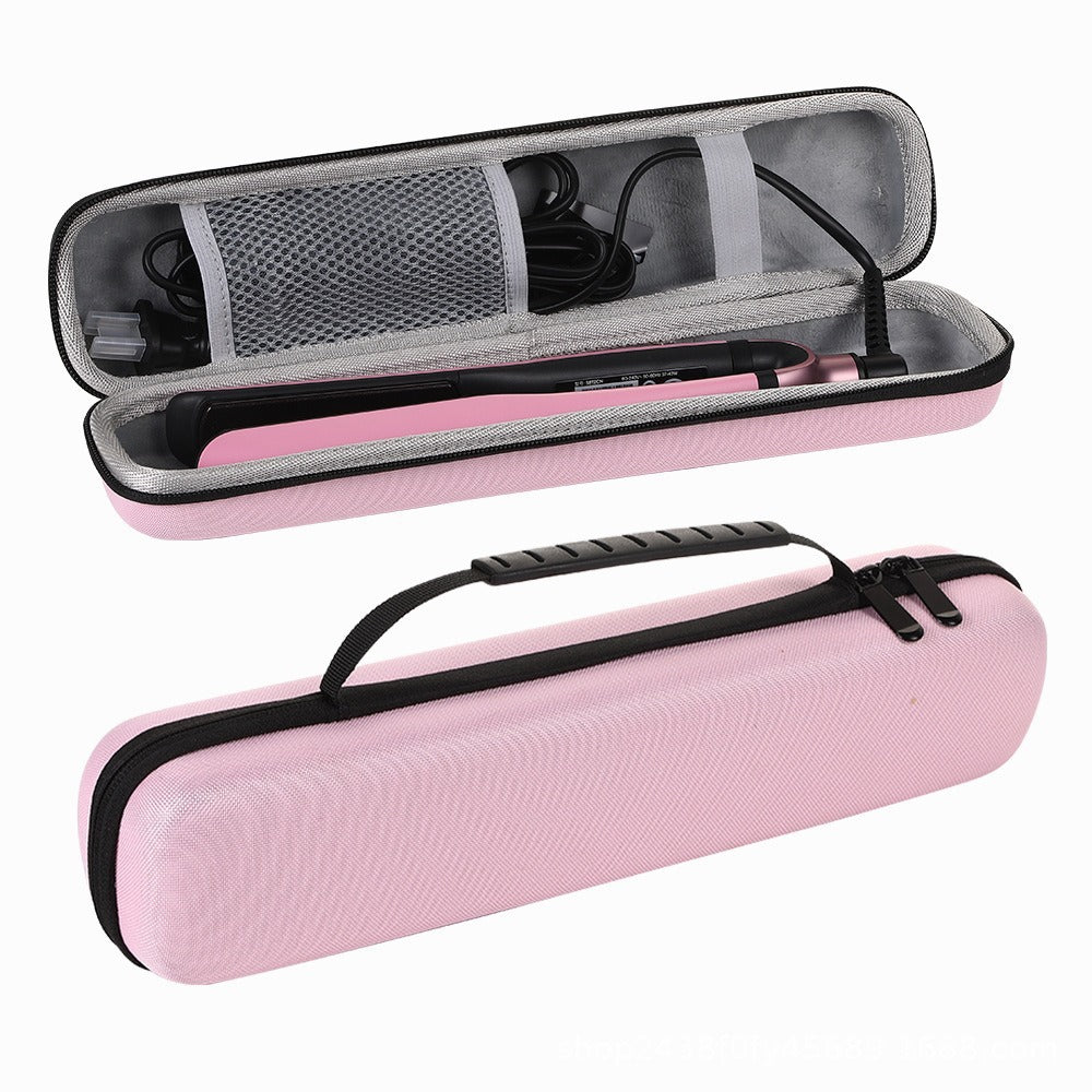 Estuche para plancha de pelo con almacenamiento adicional