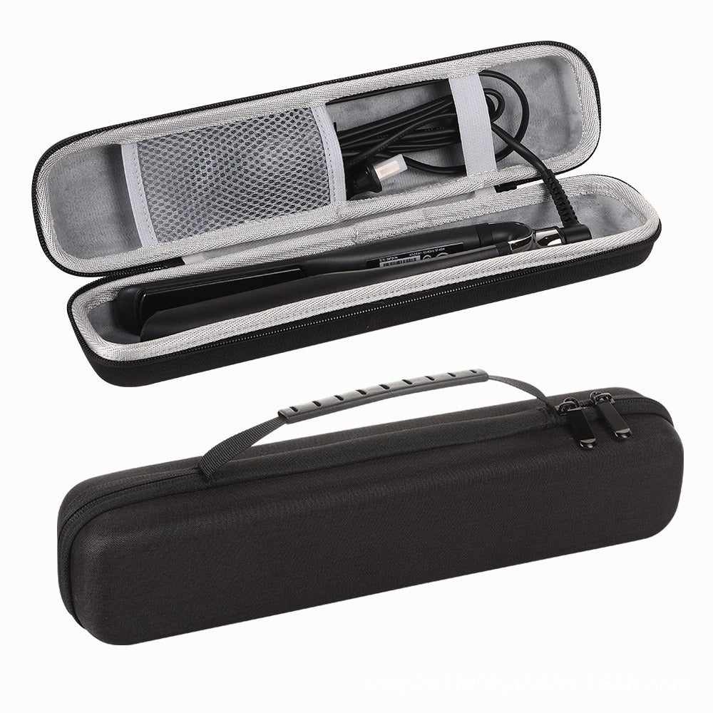 Estuche para plancha de pelo con almacenamiento adicional