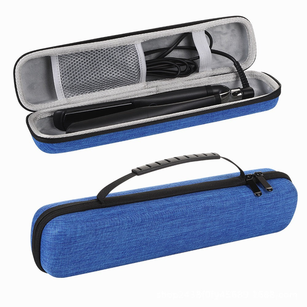 Estuche para plancha de pelo con almacenamiento adicional