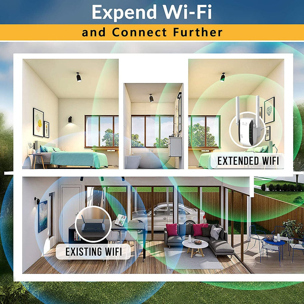 Extensor de cobertura wifi inalámbrico
