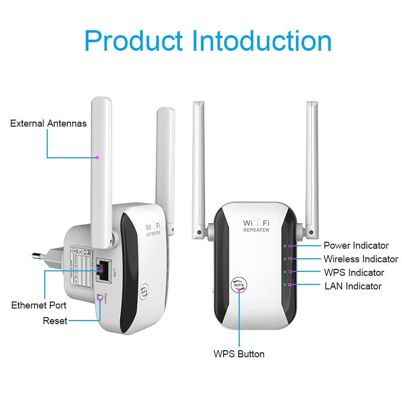 Extensor de cobertura wifi inalámbrico