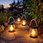 Farol solar GlowFlame que convierte la oscuridad en magia