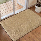 Felpudo de aspecto yute para interior y exterior