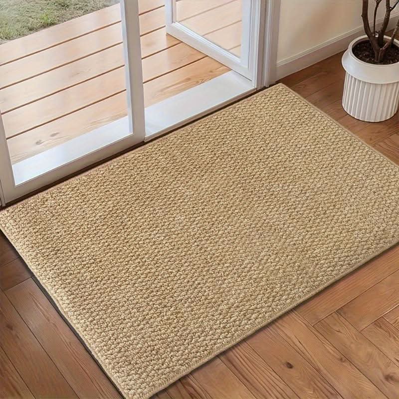 Felpudo de aspecto yute para interior y exterior