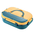 Fiambrera bento de acero inoxidable con compartimentos