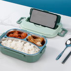 Fiambrera bento de acero inoxidable con compartimentos