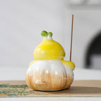Figura decorativa de cerámica con forma de pato