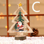 Figura decorativa de madera para Navidad