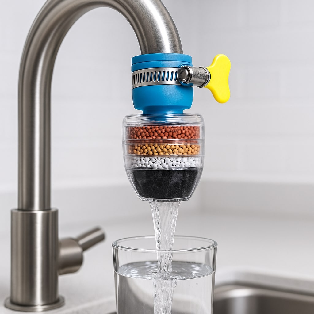 Filtro de agua para grifo | Sistema de agua potable limpia para casa