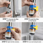 Filtro de agua para grifo | Sistema de agua potable limpia para casa