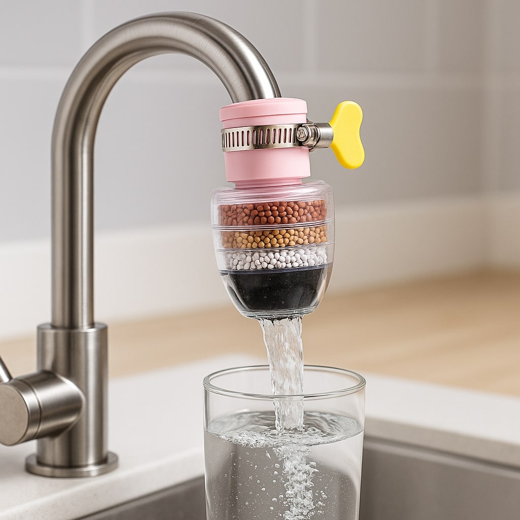 Filtro de agua para grifo | Sistema de agua potable limpia para casa