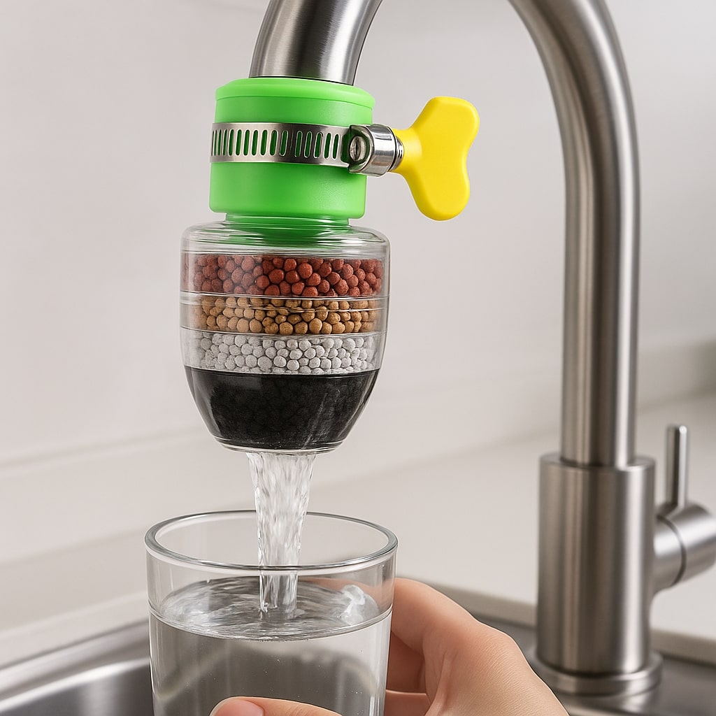 Filtro de agua para grifo | Sistema de agua potable limpia para casa