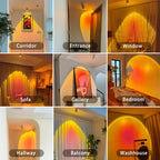 Foco LED de Pared Efecto Atardecer