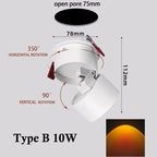 Foco LED de Pared Efecto Atardecer