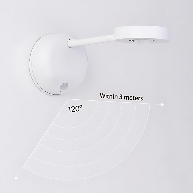 Foco LED inalámbrico con sensor de movimiento
