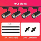 Foco LED orientable para espacios interiores con ángulo ajustable