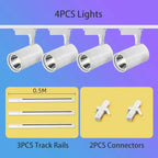 Foco LED orientable para espacios interiores con ángulo ajustable