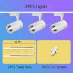 Foco LED orientable para espacios interiores con ángulo ajustable