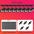 Foco LED orientable para espacios interiores con ángulo ajustable