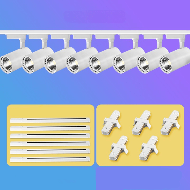 Foco LED orientable para espacios interiores con ángulo ajustable