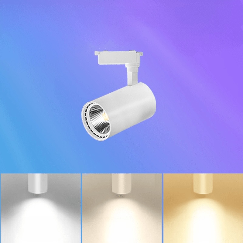 Foco LED orientable para espacios interiores con ángulo ajustable