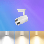 Foco LED orientable para espacios interiores con ángulo ajustable