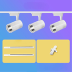 Foco LED orientable para espacios interiores con ángulo ajustable