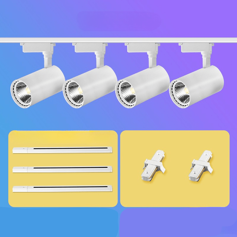 Foco LED orientable para espacios interiores con ángulo ajustable