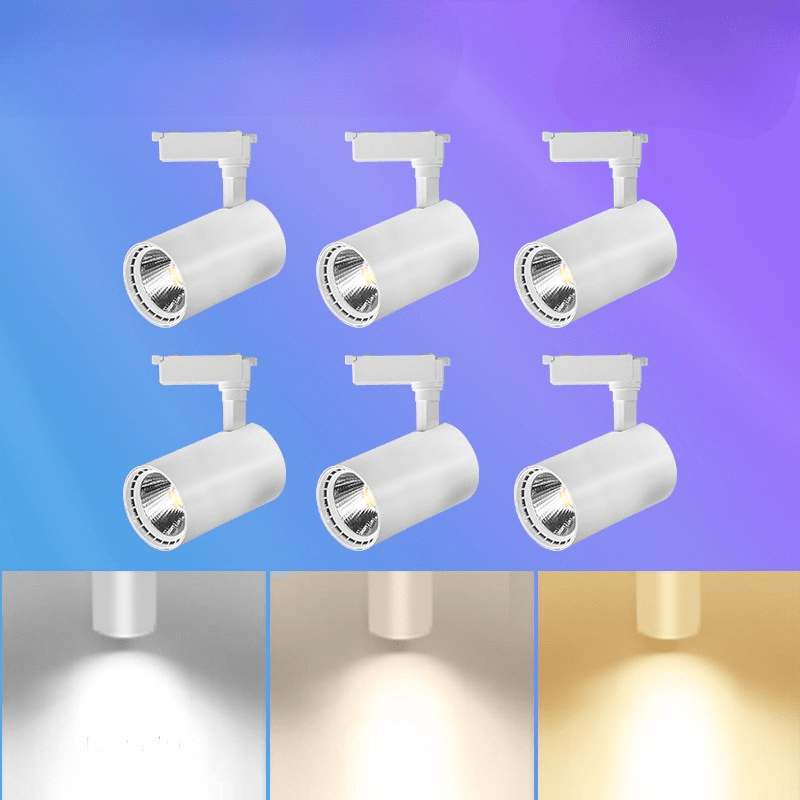 Foco LED orientable para espacios interiores con ángulo ajustable