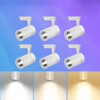 Foco LED orientable para espacios interiores con ángulo ajustable
