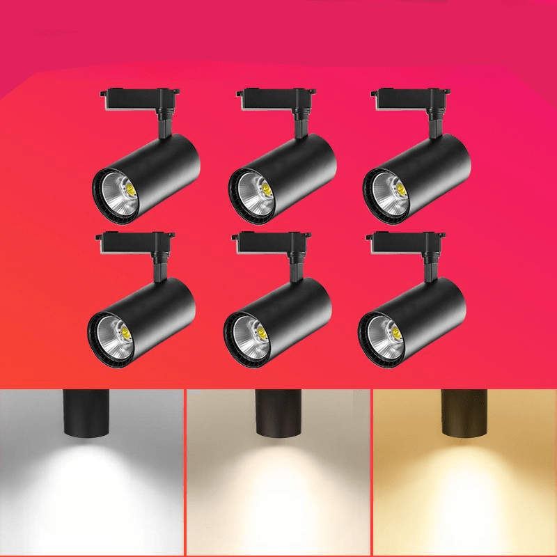 Foco LED orientable para espacios interiores con ángulo ajustable