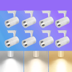 Foco LED orientable para espacios interiores con ángulo ajustable